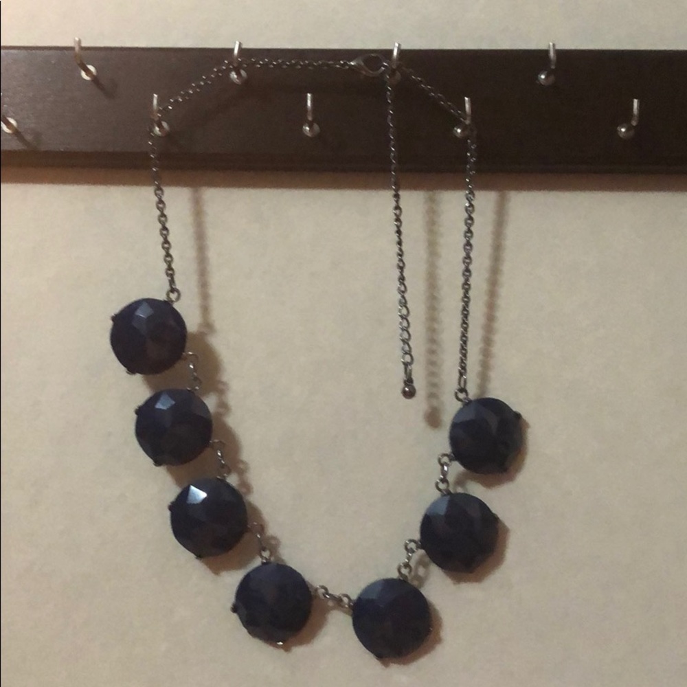 navy blue necklace